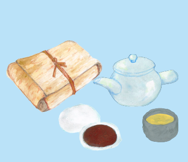 LINEスタンプ　饅頭