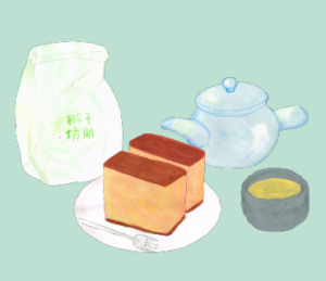 LINEスタンプ　カステラ