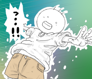 LINEスタンプ　避ける坊太