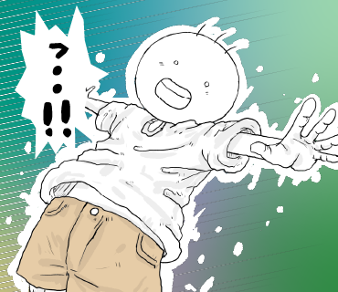 LINEスタンプ　避ける坊太