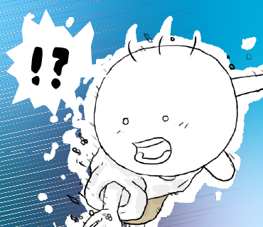 LINEスタンプ　泳ぐ坊太