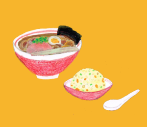 LINEスタンプ　ラーメンセット