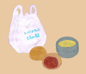 LINEスタンプ　饅頭