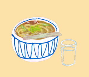 LINEスタンプ　カレーうどん