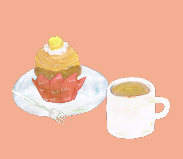 LINEスタンプ　モンブラン