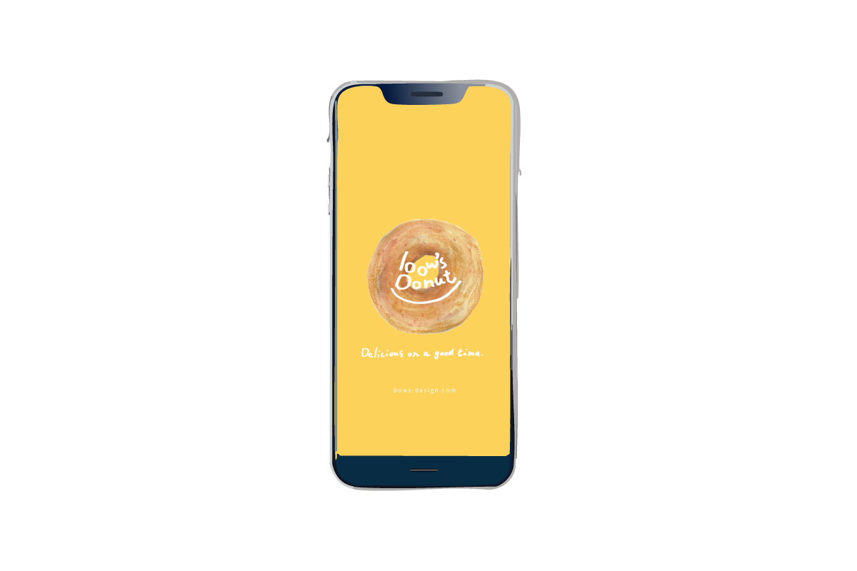 ドーナツのスマホ用壁紙