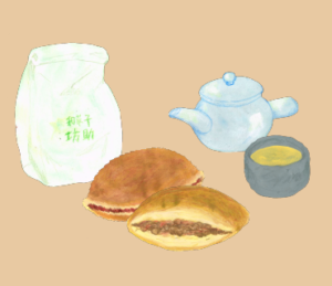 LINEスタンプ　どら焼き