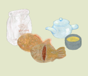 LINEスタンプ　たい焼き