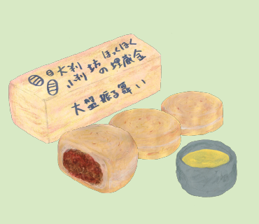 LINEスタンプ　大判焼き