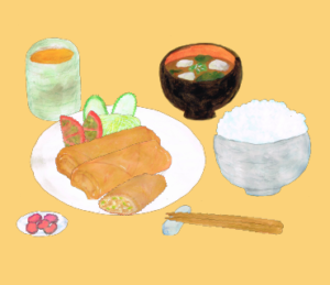 LINEスタンプ　春巻き