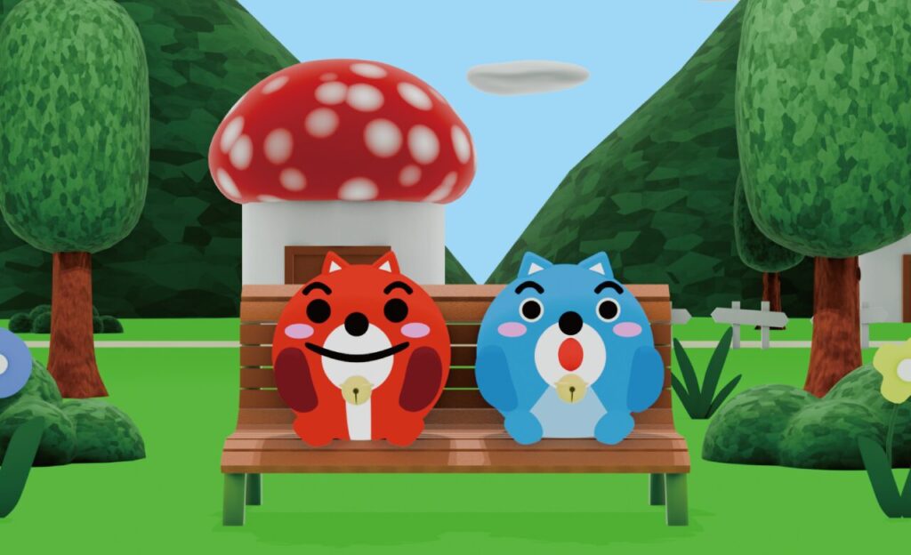 ひなたとじょう　3DCG イラスト