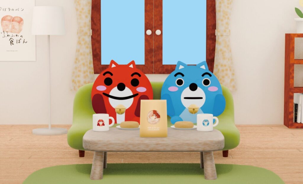 ひなたとじょう　3DCG イラスト