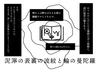 泥濘の波紋と表裏の輪の曼陀羅