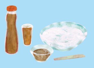 そうめん　イラスト