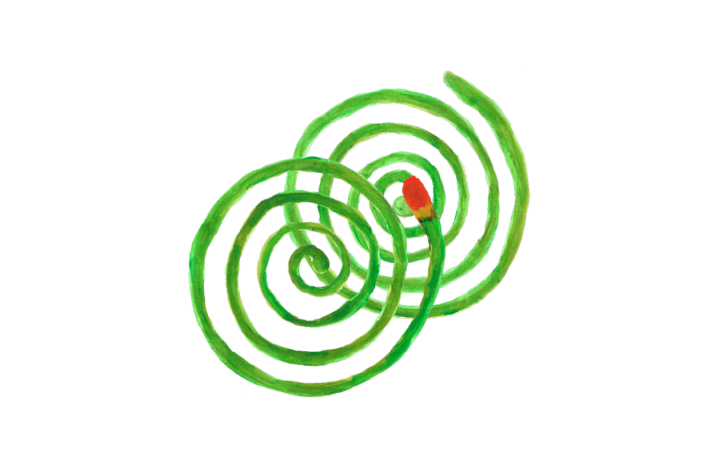 蚊取り線香 イラスト