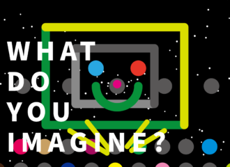 絵本　what do you imagine?? イラスト