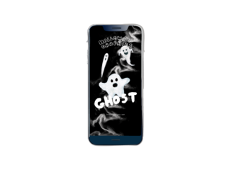 お化け　スマホ用イラスト壁紙