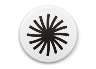 めくるめく一　イラスト缶バッジ