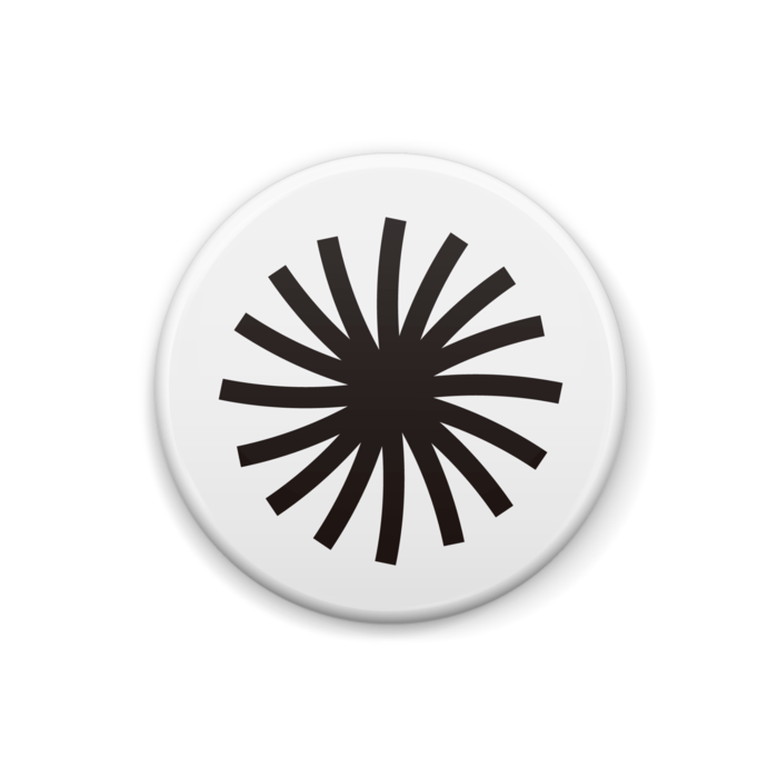 めくるめく一　イラスト缶バッジ