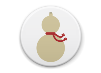 ひょうたん　イラスト缶バッジ