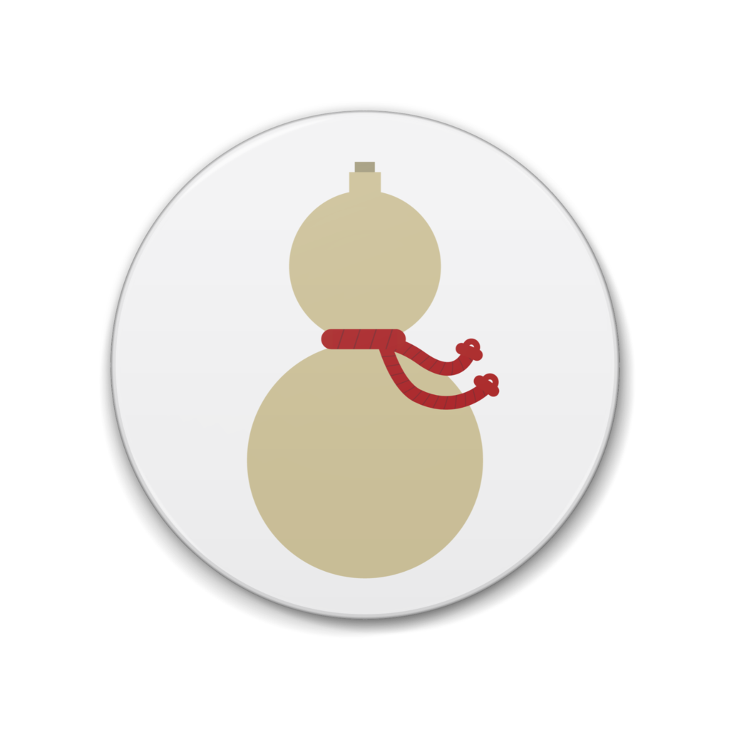 ひょうたん　イラスト缶バッジ