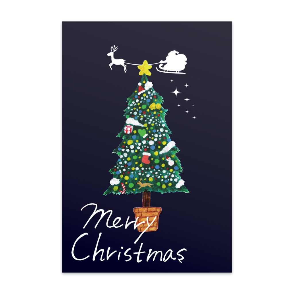 クリスマス　ポストカード