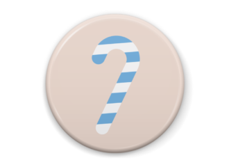 キャンディのイラスト缶バッジ