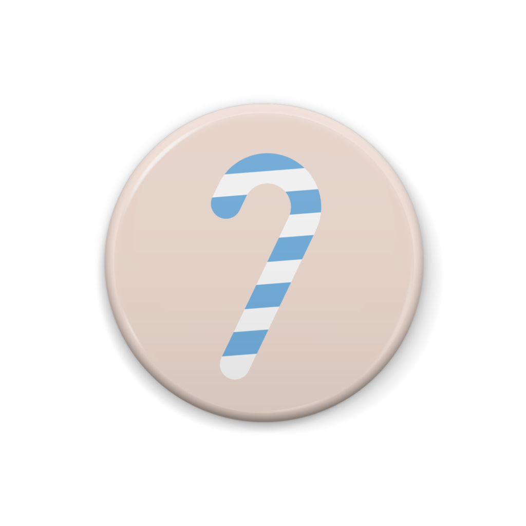 キャンディのイラスト缶バッジ