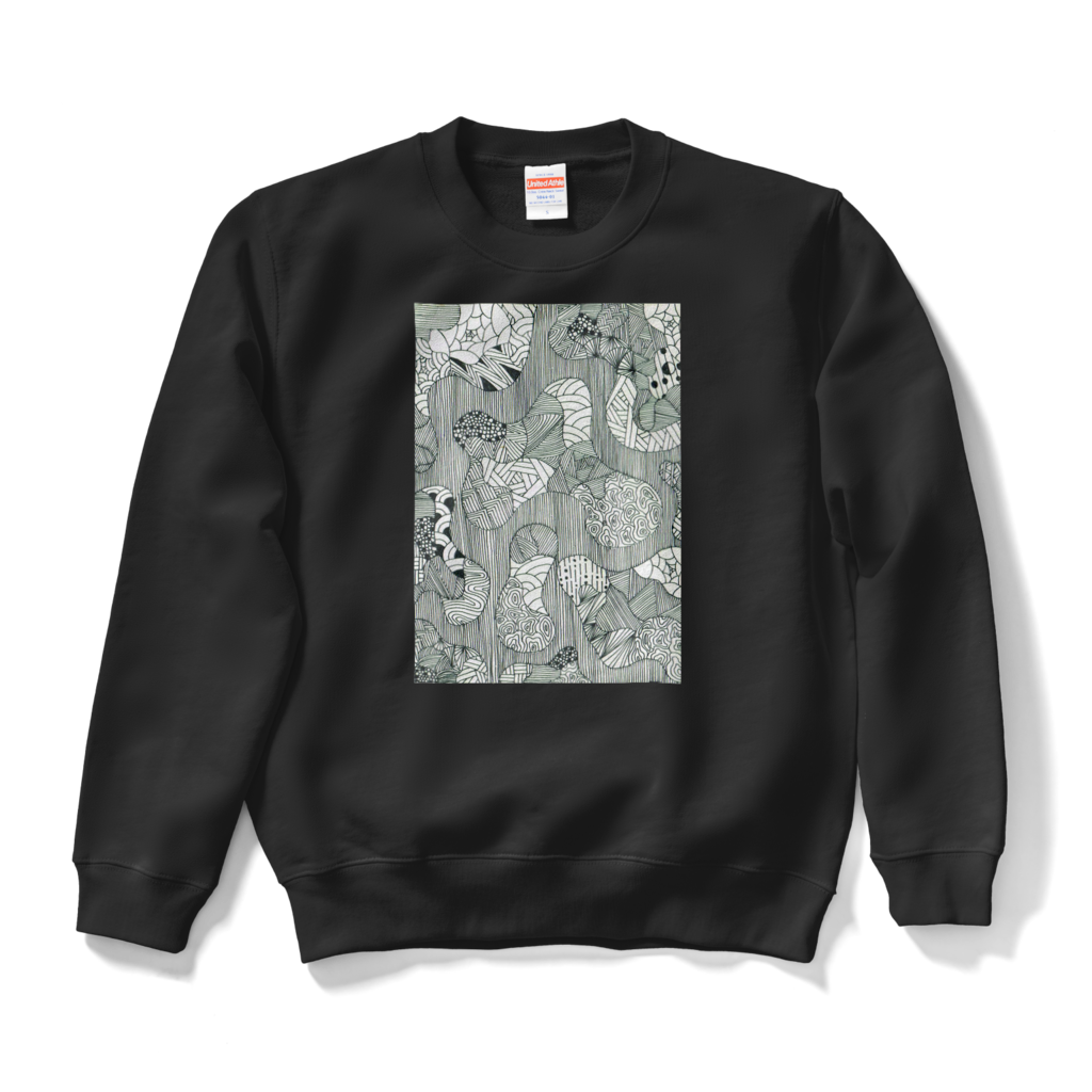 アメーバ　纏　吹き出しイラストスウェット