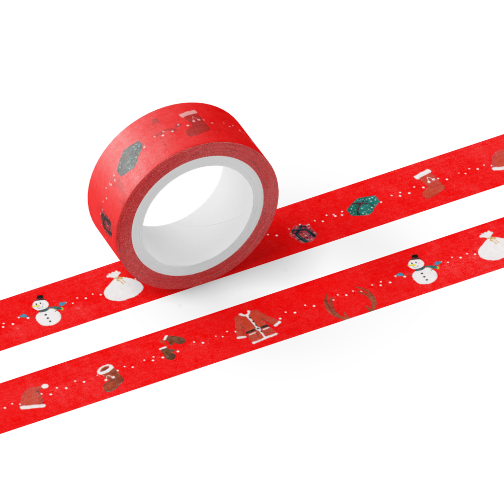 クリスマスのマスキングテープ