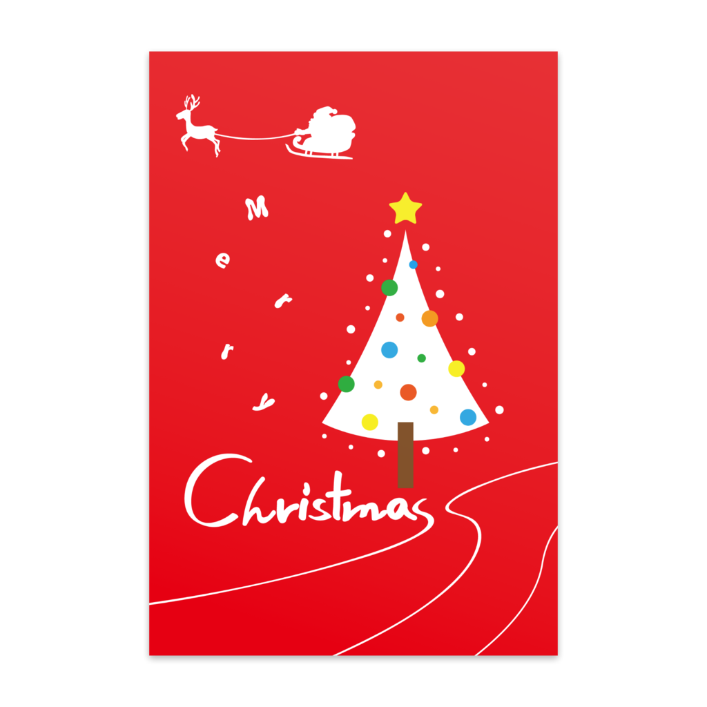 クリスマス　ポストカード