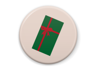 プレゼントのイラスト缶バッジ