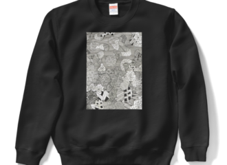 アメーバ　纏　鬱屈イラストスウェット