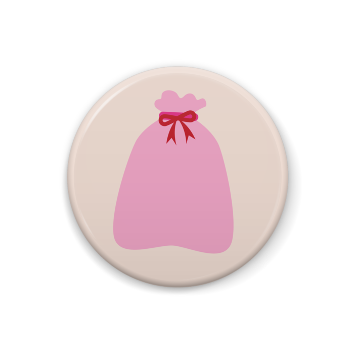 プレゼントのイラスト缶バッジ